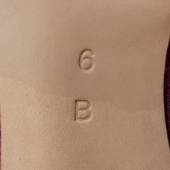 Loeffler Randall Pari Kid-Suede Fringe Dress Pump Maroon, Womens size 6 B - Picture 7 of 7